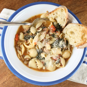 Italian Sausage & Pasta Soup