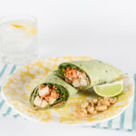 Thai Peanut Chicken Wraps