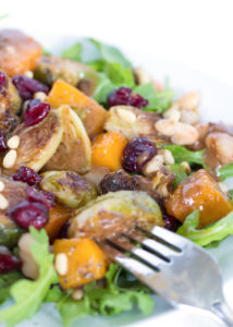 Brussel Sprout and Butternut Squash Salad