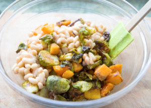 Brussel Sprout and Butternut Squash Salad