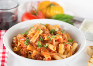 Sweet & Spicy Ziti with Italian Sausage