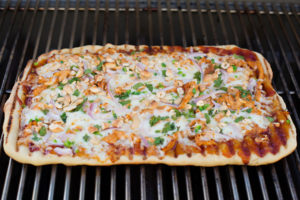 Grilled BBQ Chicken Pizza