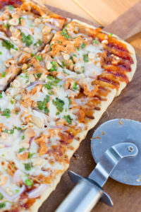 Grilled BBQ Chicken Pizza