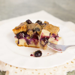 Blueberry French Toast Casserole`