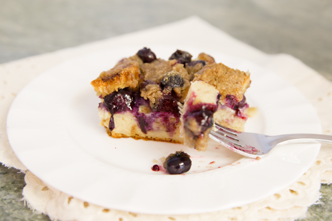 Blueberry French Toast Casserole