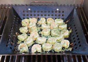 Grilled Pesto Shrimp