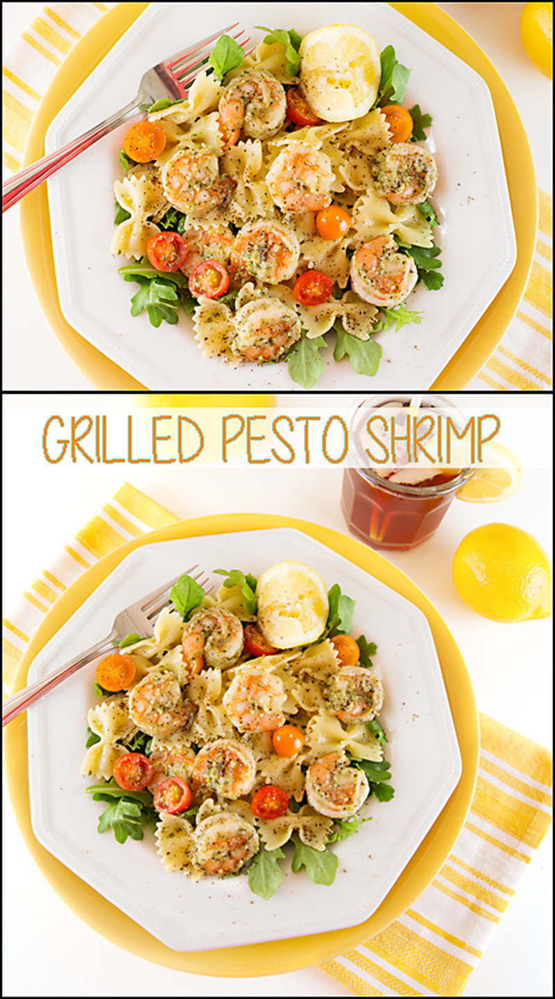 Grilled Pesto Shrimp