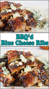 BBQ'd Blue Cheese Ribs