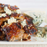 Blue Cheese BBQ'd Ribs