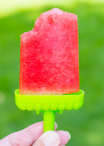 Watermelon Lime Popsicles