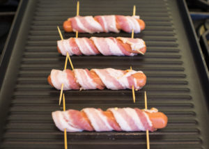 Bacon Wrapped Hot Dogs