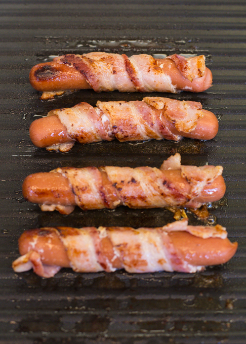Bacon Wrapped Hot Dogs-4