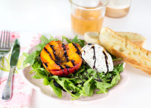 Grilled Nectarine & Burrata Salad