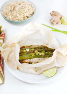 Cod & Asparagus en Papillote