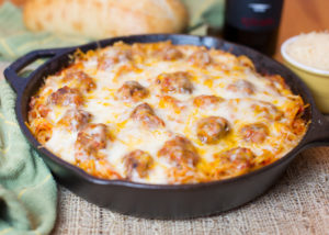 Baked Spaghetti & Meatballs