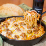 Baked Spaghetti & Meatballs