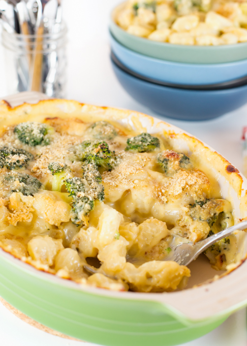 Baked Four Cheese Gnocchi w-Broccoli-6