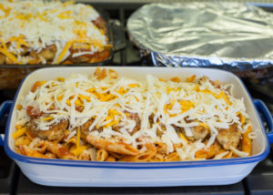 Chicken Parmesan w/Penne Pasta