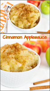Homemade Cinnamon Applesauce