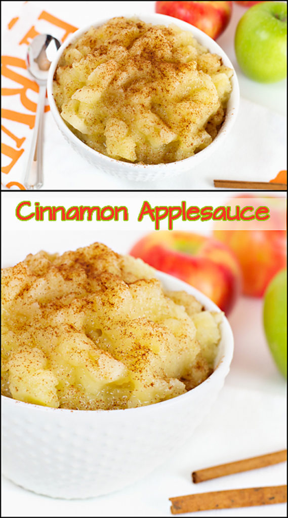 Homemade Cinnamon Applesauce Joy In Every Season