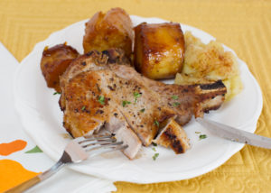 Garlic Thyme Pork Chops