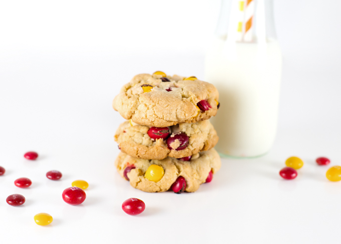 Peanut Butter M&M Fat Cookies