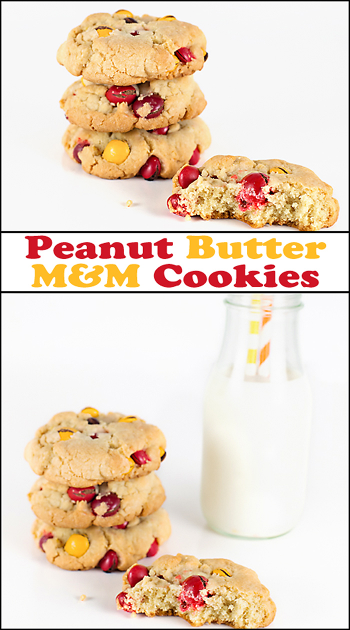 Peanut Butter M&M Cookies