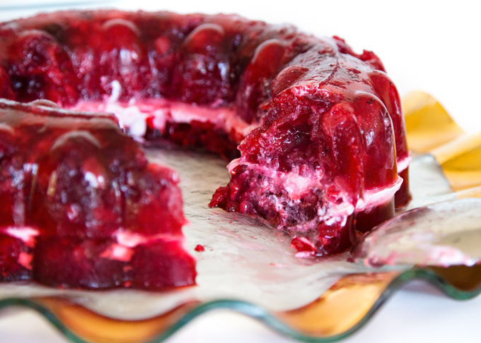 Cran-Raspberry Jello Salad - Joy In Every Season