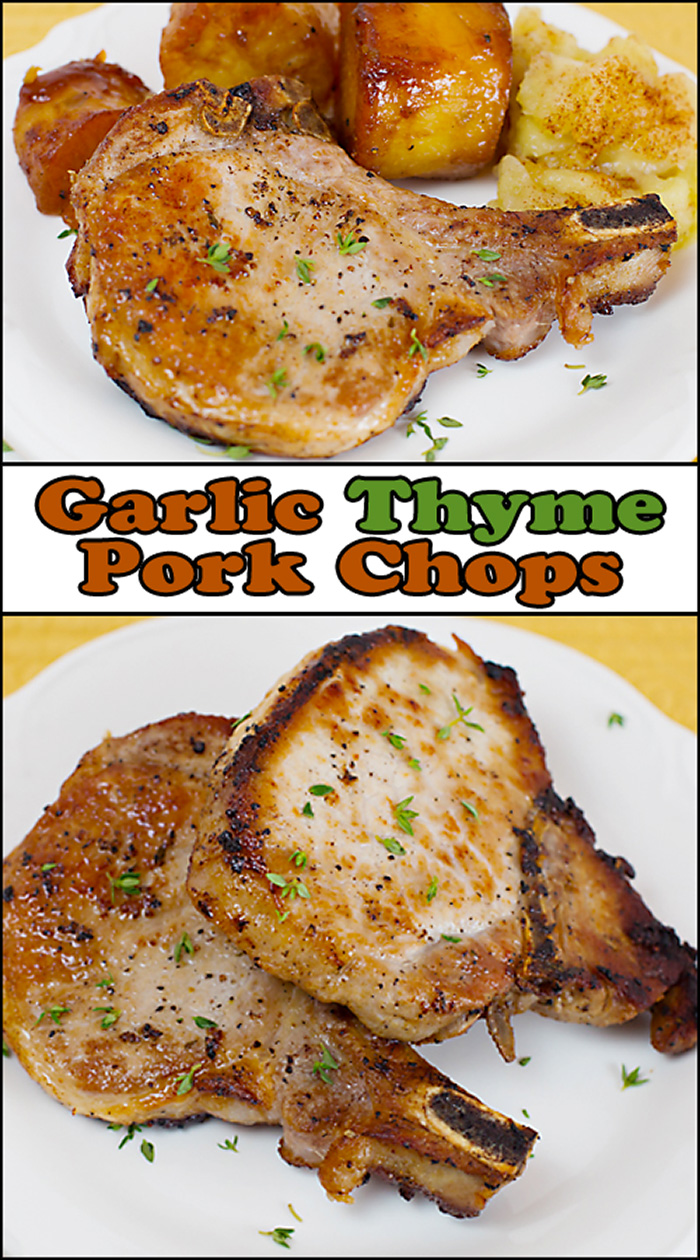 Garlic Thyme Pork Chops