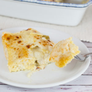 White Chicken Ravioli Bake