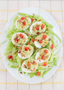 Avocado BLT Deviled Eggs