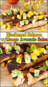 BlackenedSalmonMangoAvocadoSalsa