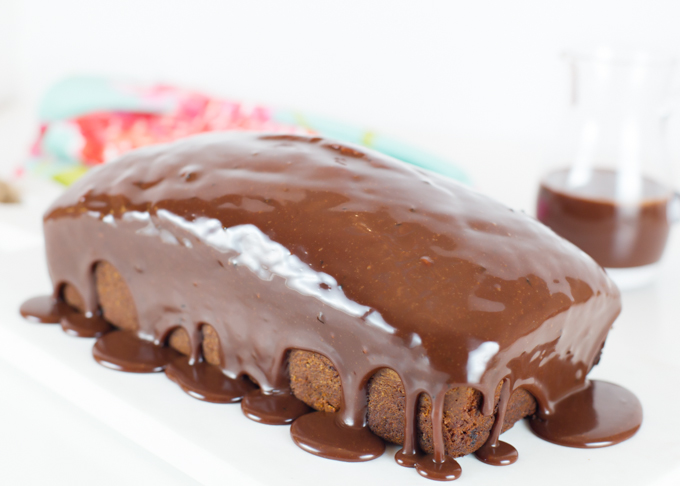 Chocolate Chip Pound Cake w/Chocolate Ganache