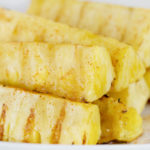 Grilled Pineapple w/honey & cayenne