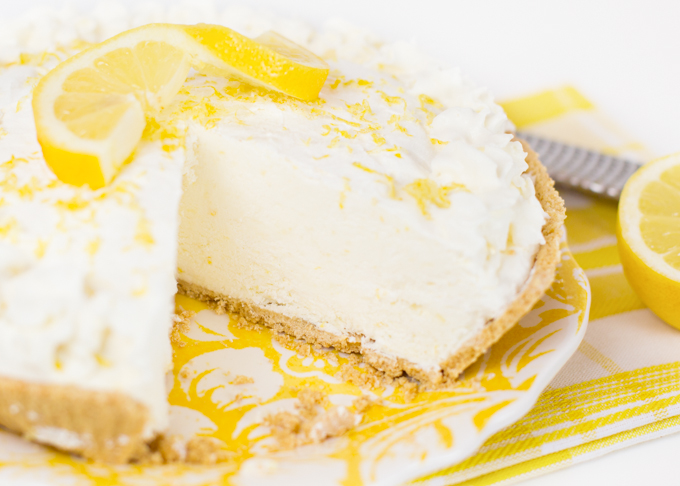 Lemon Frozen Yogurt Pie - Joy In Every Season