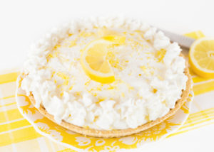 Lemon Frozen Yogurt Pie