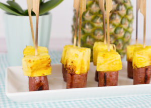 Sausage & Pineapple Kabobs