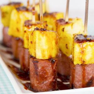 Sausage & Pineapple Kabobs