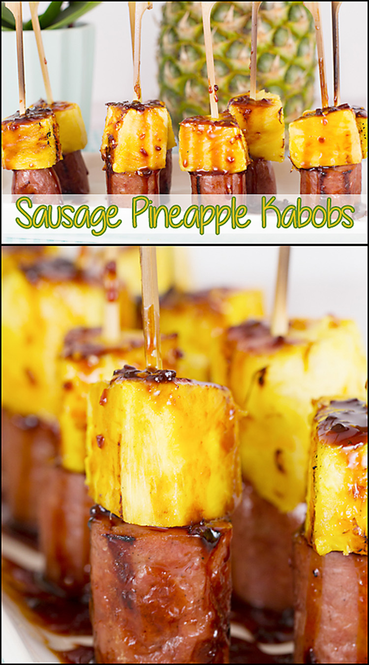 Sausage Pineapple Kabobs