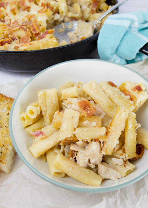 Chicken Alfredo Bake