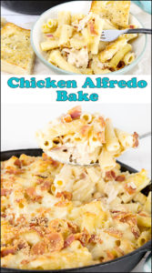 Chicken Alfredo Bake