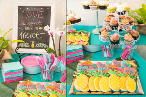 Aloha Themed Wedding Shower