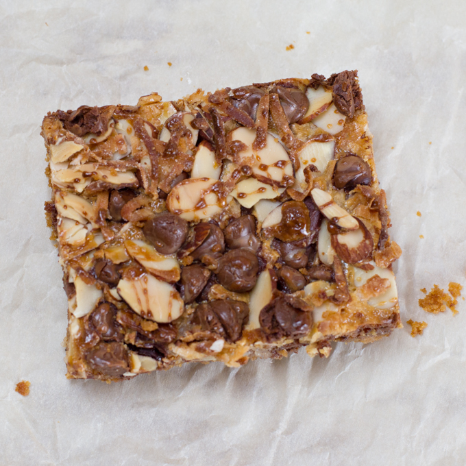 Almond Joy Magic Cookie Bars