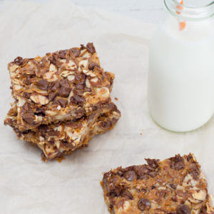 Almond Joy Magic Cookie Bars