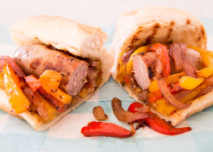 Grilled Italian Sausage Sandwich