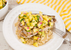 Grilled Swordfish with Pineapple Salsa