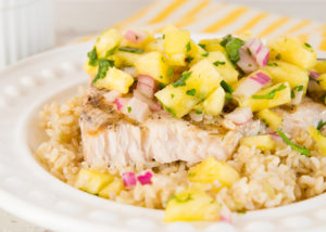 Grilled Swordfish with Pineapple Salsa