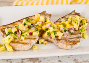 Grilled Swordfish with Pineapple Salsa