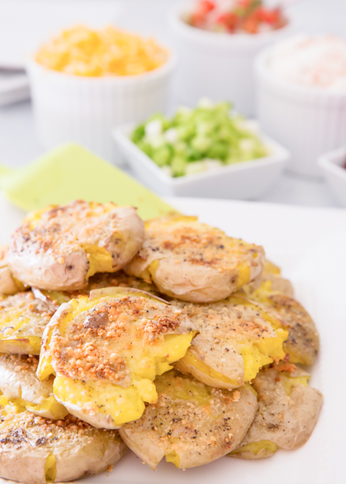 Loaded Smashed Potatoes