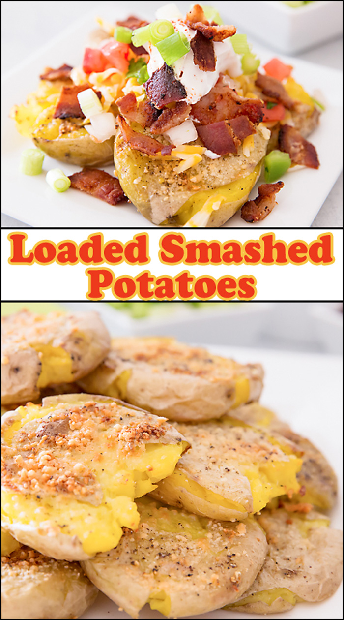 Loaded Smashed Potatoes